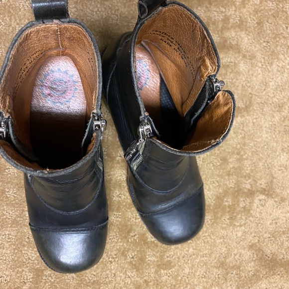 Harley Davidson biker boots black leather double zip chunky size 6.5 like new! - Picture 6 of 16